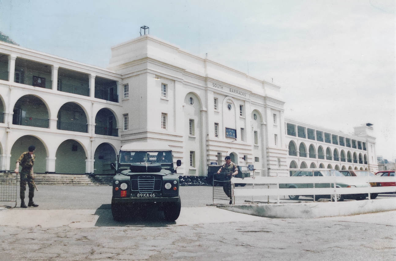 South Barracks circa 1990. South Barracks circa 1990.
